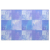 Abstraktes Tossed Türkis und Lila Stoff (Fat Quarter (45,7 x 55,9 cm))