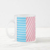 Abstraktes Transgender-Prix-Flag Mattglastasse (Links)