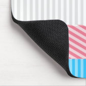 Abstraktes Transgender-Prix-Flag Mousepad (Ecke)