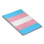 Abstraktes Transgender-Prix-Flag Notizblock (Rechte Seite)