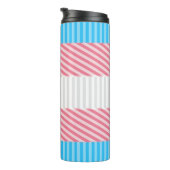 Abstraktes Transgender-Prix-Flag Thermosbecher (Nach rechts gedreht)