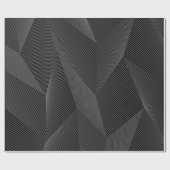Abstraktes, trendiges, modernes, einfaches Linienm Geschenkpapier (Flach)