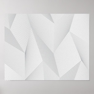 Abstraktes, trendiges, modernes, einfaches Linienm Poster