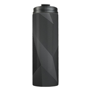 Abstraktes, trendiges, modernes, einfaches Linienm Thermosbecher