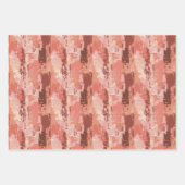 Abstraktes Trio in Rosa Geschenkpapier Set (Vorderseite 3)