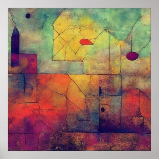 Abstraktes Trojaner Poster (Vorne)