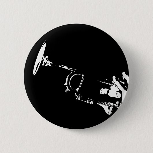 Abstraktes Trompete-Knopf-Abzeichen Button (Vorderseite)