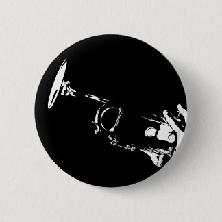 Abstraktes Trompete-Knopf-Abzeichen Button