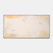 Abstraktes Tropenleaf aus Gold Schreibtischunterlage (Vorderseite)