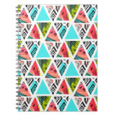 Abstraktes Tropenmuster Notizblock (Vorderseite)