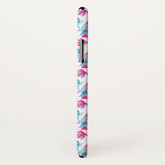 Abstraktes tropisches Leaf-Muster Case-Mate iPhone Hülle (Hinten/Rechts)