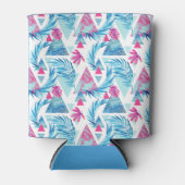 Abstraktes tropisches Leaf-Muster Dosenkühler (Vorderseite)