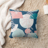 Abstraktes tropisches Muster Kissen (Decke)