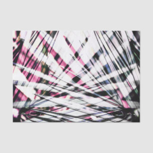 Abstraktes tropisches schwarzes und rosa seidenpapier