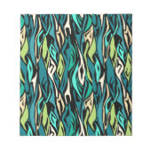 Abstraktes Türkis Notizblock (Vorderseite)