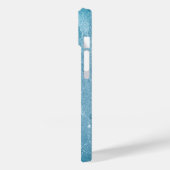 Abstraktes, türkisfarbenes Eis Case-Mate iPhone Hülle (Rückseite / Links)
