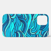 Abstraktes türkisfarbenes Meer | Case-Mate iPhone Hülle (Rückseite (Horizontal))
