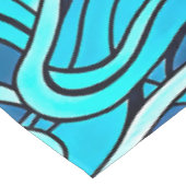 Abstraktes türkisfarbenes Meer | Tischdecke (Schrägansicht)