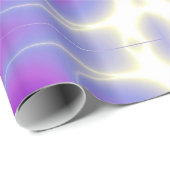 ABSTRAKTES ULTRA VIOLET LILA LICHTWELLEN,WIRBEL GESCHENKPAPIER (Rolleneckpunkt)