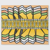 Abstraktes ummanteltes Papier Geschenkpapier (Flach)