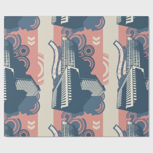 Abstraktes Umschlagpapier Geschenkpapier (Flach)