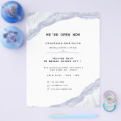 Abstraktes und Minimalistisches blaues Wasser Flyer (Einzeln)