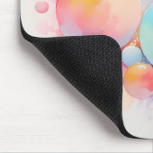 Abstraktes und modernes Blasdesign Mousepad (Ecke)