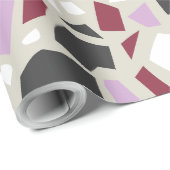 Abstraktes und modernes Design Geschenkpapier (Rolleneckpunkt)