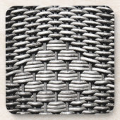 Abstraktes und stilvolles Gray-Muster Getränkeuntersetzer (Vorderseite)