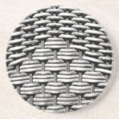 Abstraktes und stilvolles Gray-Muster Getränkeuntersetzer (Vorne)