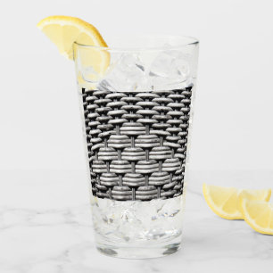 Abstraktes und stilvolles Gray-Muster Glas