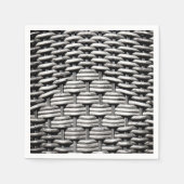 Abstraktes und stilvolles Gray-Muster Serviette (Vorderseite)