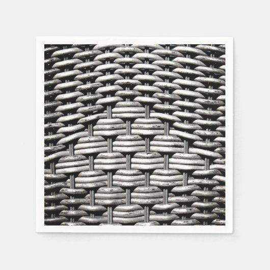 Abstraktes und stilvolles Gray-Muster Serviette (Vorderseite)