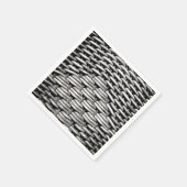 Abstraktes und stilvolles Gray-Muster Serviette (Ecke)