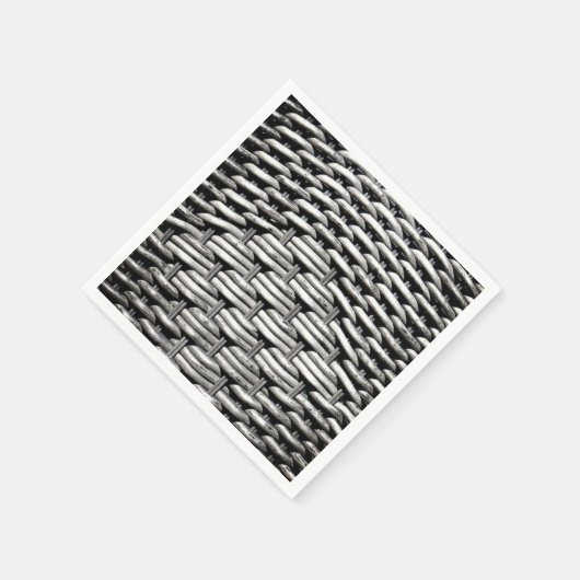 Abstraktes und stilvolles Gray-Muster Serviette (Ecke)