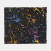 Abstraktes ungleiches Muster Fleecedecke (Vorderseite (Horizontal))