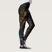 Abstraktes ungleiches Muster Leggings (Rechts)