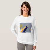 abstraktes Universum T-Shirt (Vorne ganz)