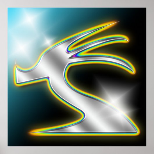 Abstraktes Unternehmen Nr. 2 Poster (Vorne)