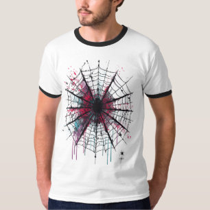 Abstraktes urbanes Farbspritzer-Design T-Shirt