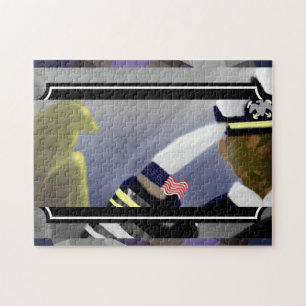 Abstraktes US-Veteranen-Kunstpuzzle Puzzle