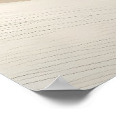 Abstraktes Valley Malerei in Gold Majestic Mountai Poster (Ecke)