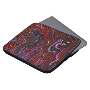 Abstraktes verflüssigt laptopschutzhülle
