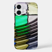 Abstraktes verkettetes Hartglas Case-Mate iPhone Hülle (Rückseite)