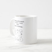 Abstraktes Verständnis wird real | Mathe Klarheit Kaffeetasse (Vorderseite Links)