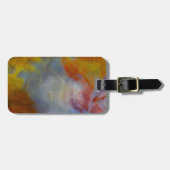 Abstraktes versteinertes Holz nah Gepäckanhänger (Vorderseite horizontal)