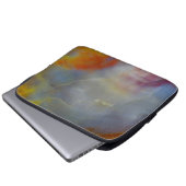 Abstraktes versteinertes Holz nah Laptopschutzhülle (Vorne Knopf)