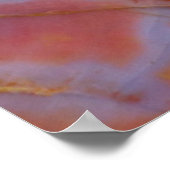 Abstraktes versteinertes Holz nah Poster (Ecke)