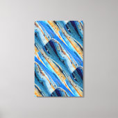 abstraktes verwittertes Stallbrett Leinwanddruck (Vorderseite)