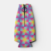 Abstraktes Viereckvektormosaik Flaschenkühler (Rückseite)